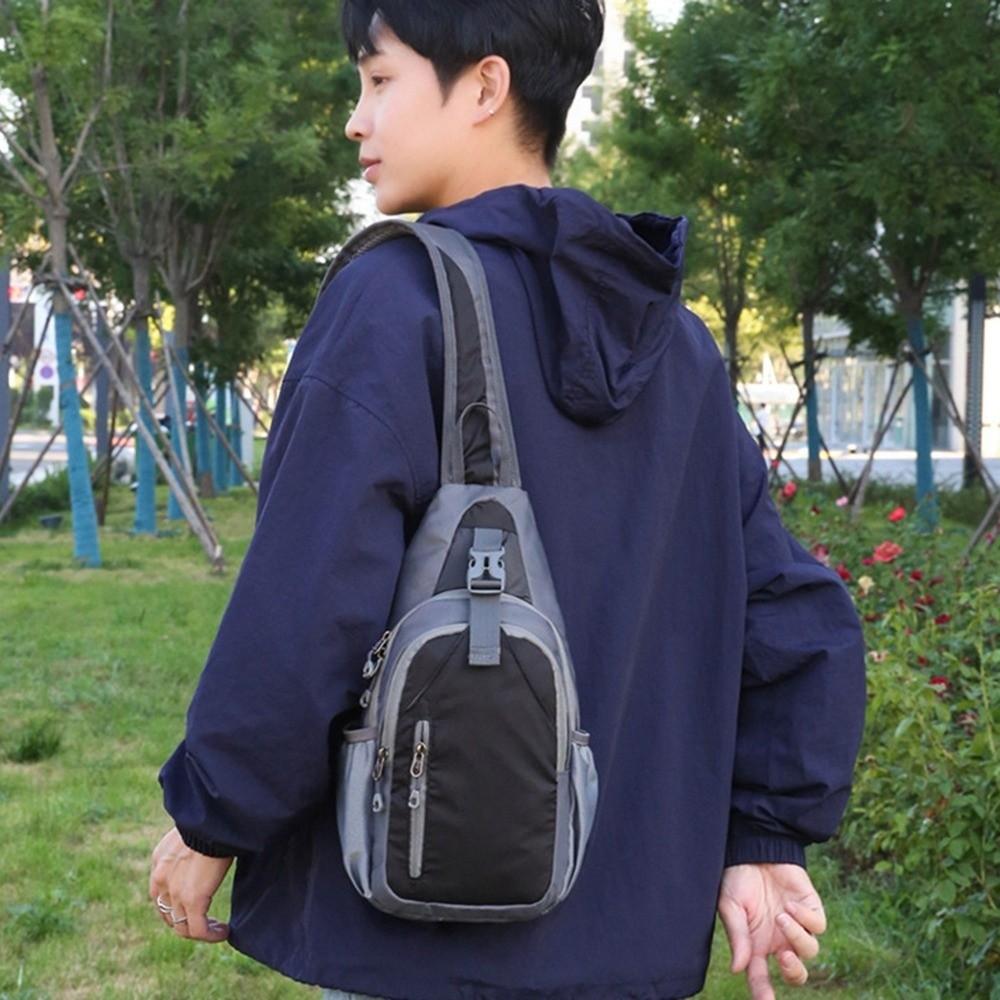 Multi-Functional Sports Shoulder Bag Casual Crossbody Fanny Pack Compact Male Chest Bag Daily Use
