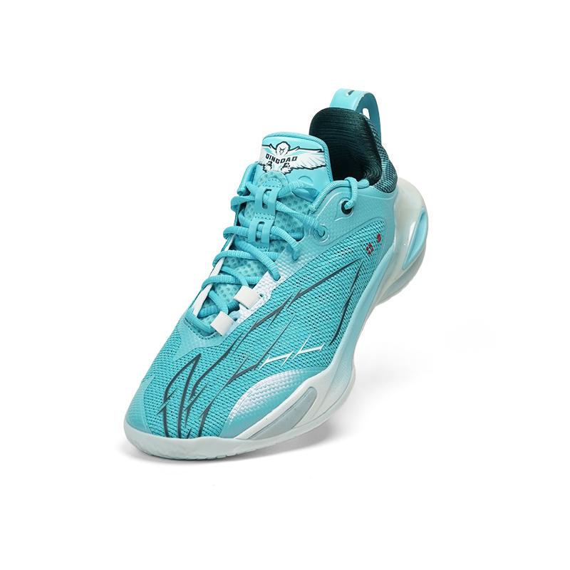Li Ning Flash Attack 11 CBA Qingdao Team PE Edition Men Basketball Shoes Blue ABAU053-23