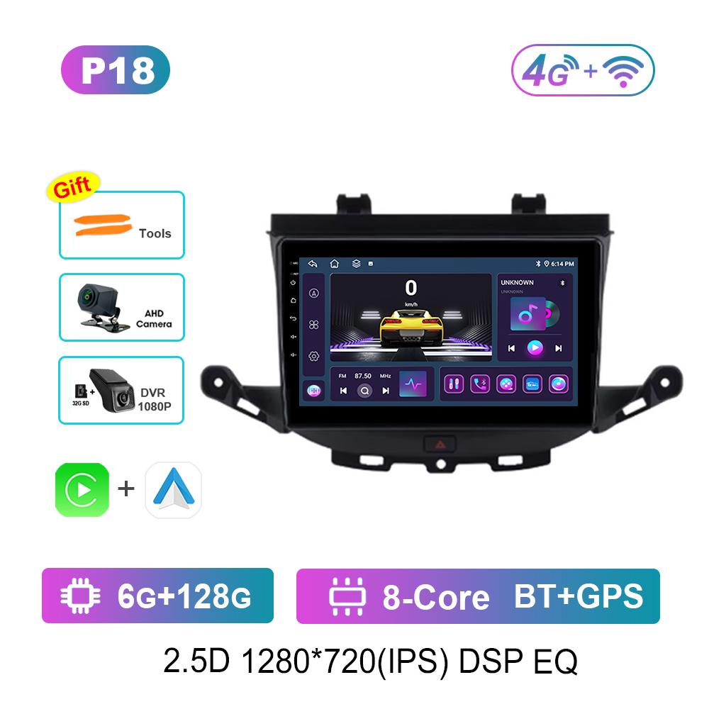 Bluetooth Android OS WiFi for Opel Astra K 2015 - 2019 Car Radio Multimedia Player DSP Stereo GPS 4G Split Screen Auto Tools