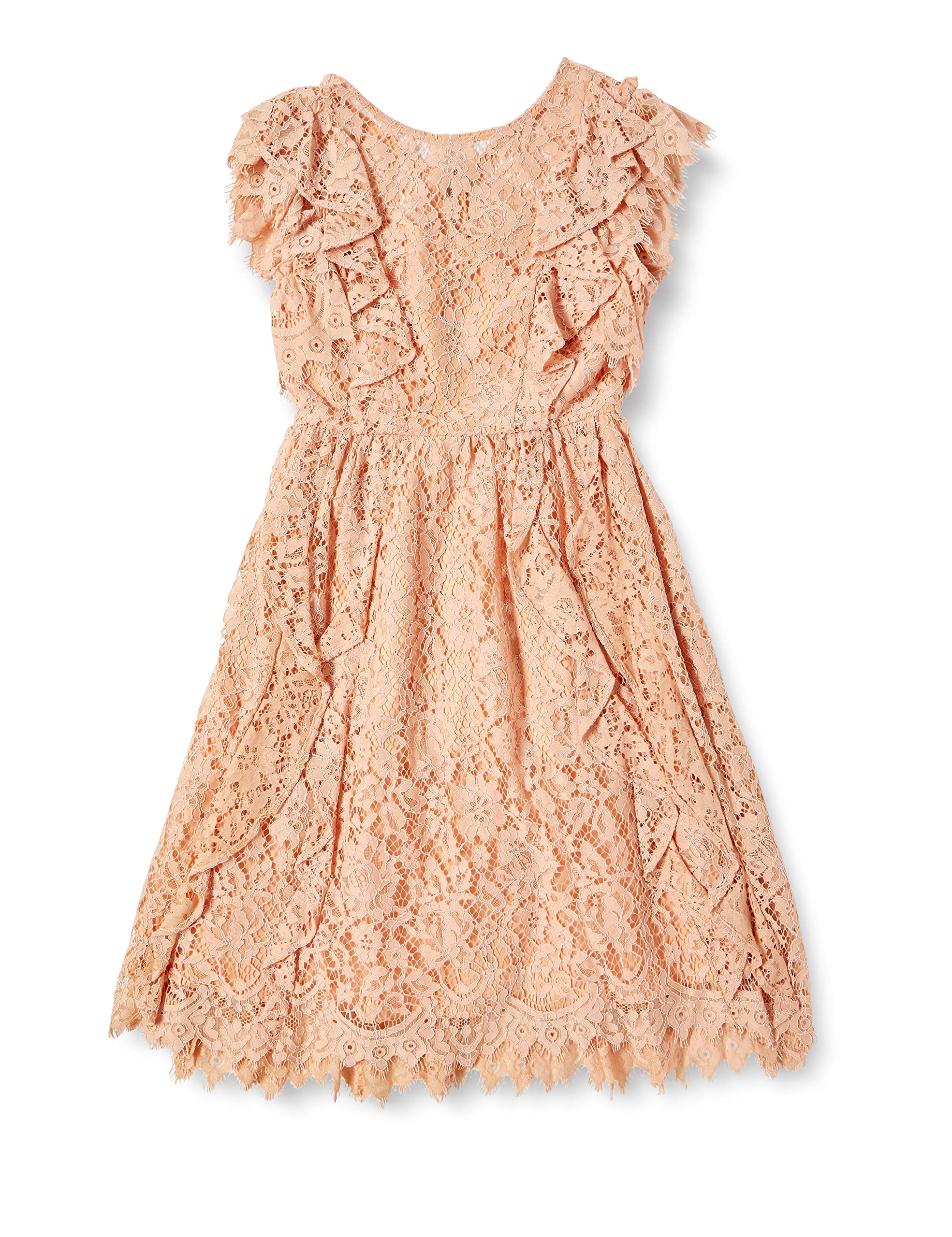 

Lace Ruffle Dress SWFO182169 CPNK Japan 0 to Japanese size [Sneider] Women s (equivalent 7)