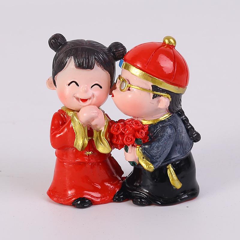Harz Braut & Bräutigam Hochzeitsdekorationen - Chinesischer Stil Wohnkultur Ornamente
