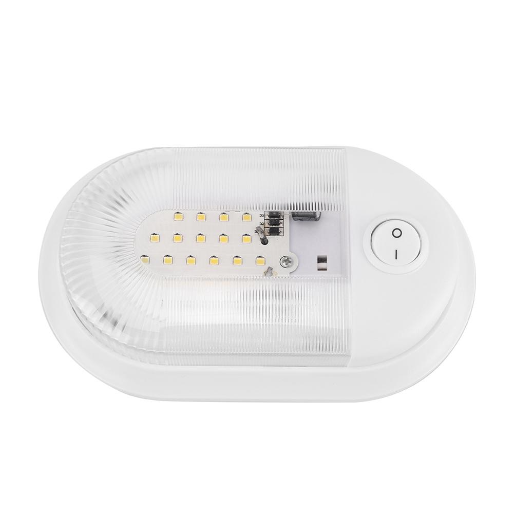 Fit for Car RV Boat Dome Light LED Ceiling Light Interior Roof Lamp 12-24V 280LM