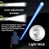 High Power LED Flashlight Zoom USB C Rechargeable Lamp with Sidelight and Tail Magnet Fluorescent Multifunction Torch UV Light