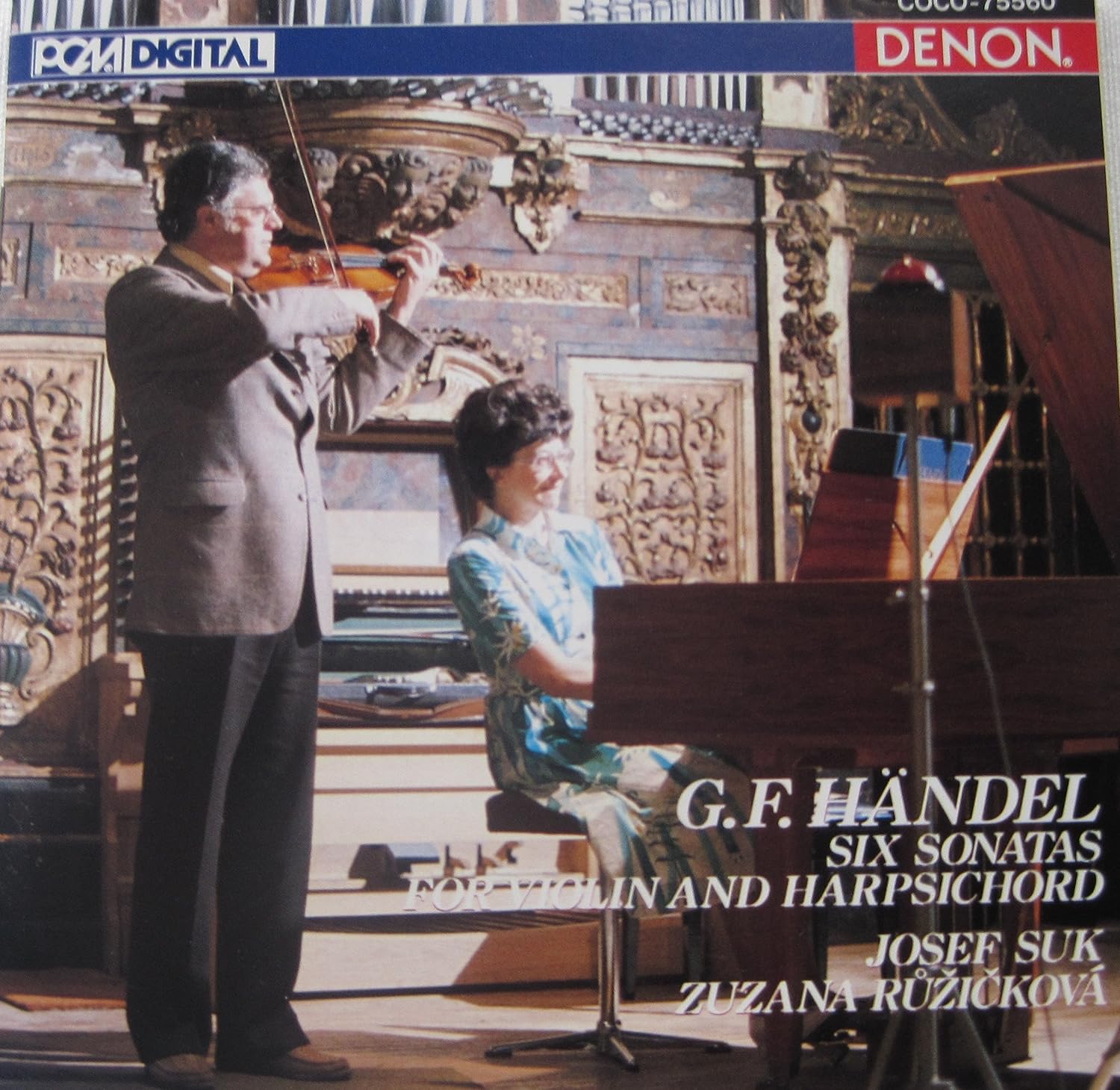 

CD SUK (JOSEPH), HANDEL; RUZYCZYKOVA ( - Handel: VN Sonata 1-6 COCO75560 Japan Classical Used