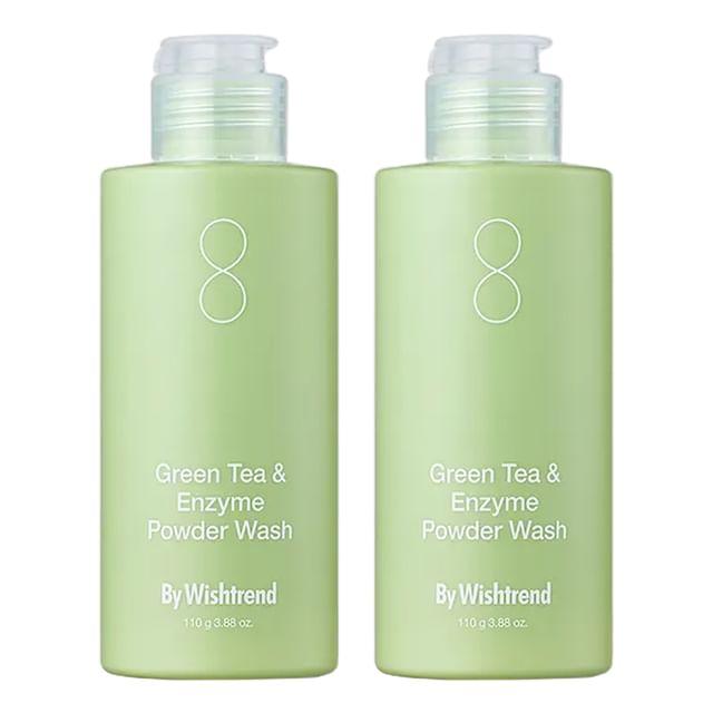 By Wishtrend Зеленый чай и энзимный порошок для умывания - Большой набор 2 pcs