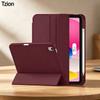 Pouzdro pro iPad(A16) 11./10. generace 11/10,9 palce /, Automatické uspání/probuzení Tenký trojitý stojánek Měkký zadní kryt z TPU s držákem na tužku