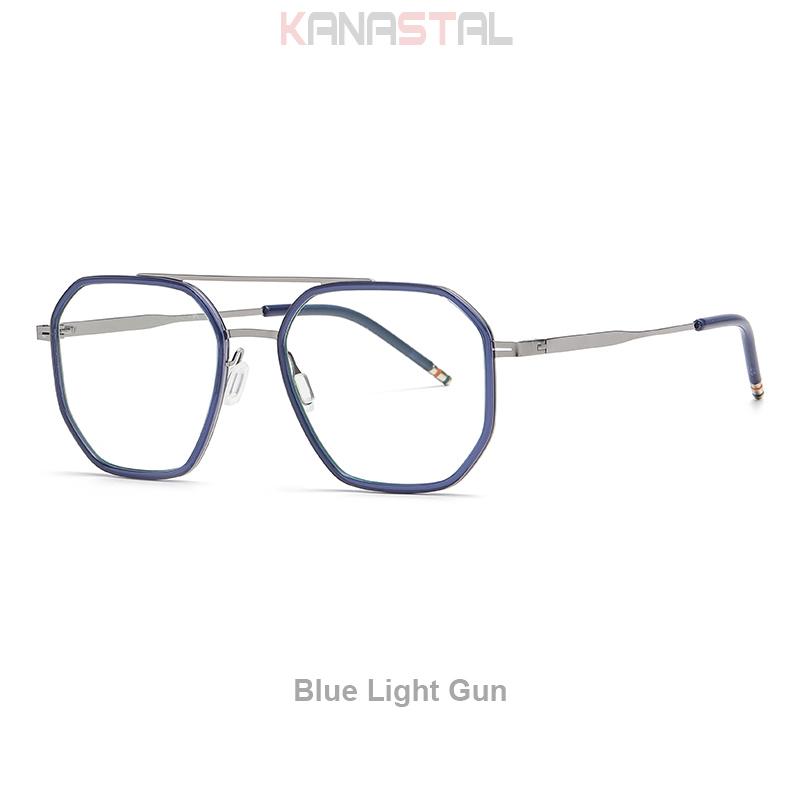 Women Blue Light Blocking Glasses Prescription Reading Myopia Eyewear CR39 Optic Lenses Men Computer TR90 Metal Eyeglasses Frame