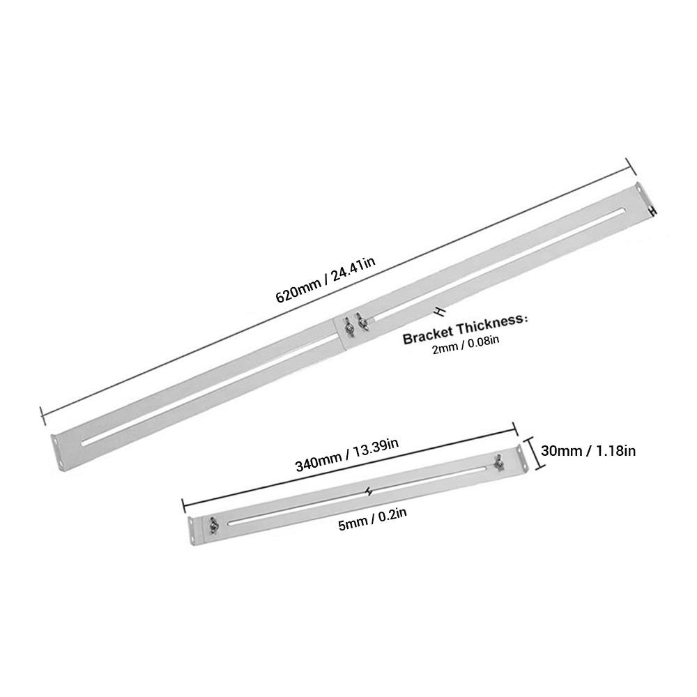 4pcs Silver Drawer Support Bracket Carbon Steel Drawer Reinforcement Bracket  Kitchen