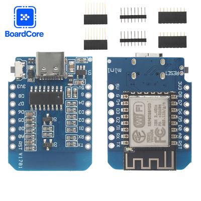 D1 Mini NodeMcu Development Board TYPE-C/MICRO USB WiFi NodeMcu Lua WIFI Based On ESP8266 ESP-12F Module for Arduino