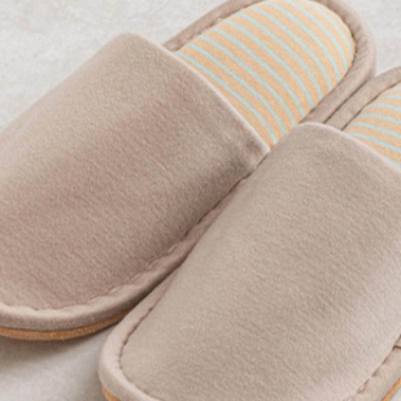 Daiso Midsole Stripe Basic Living Room Shoes 250 270 Mm Beige
