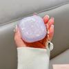 Traumhaftes Weiß Rosa Glänzendes Muschel Case für Samsung Galaxy Live 2 Weiches Silikon Stoßfestes Kopfhörer Case für Galaxy Buds Pro Hülle