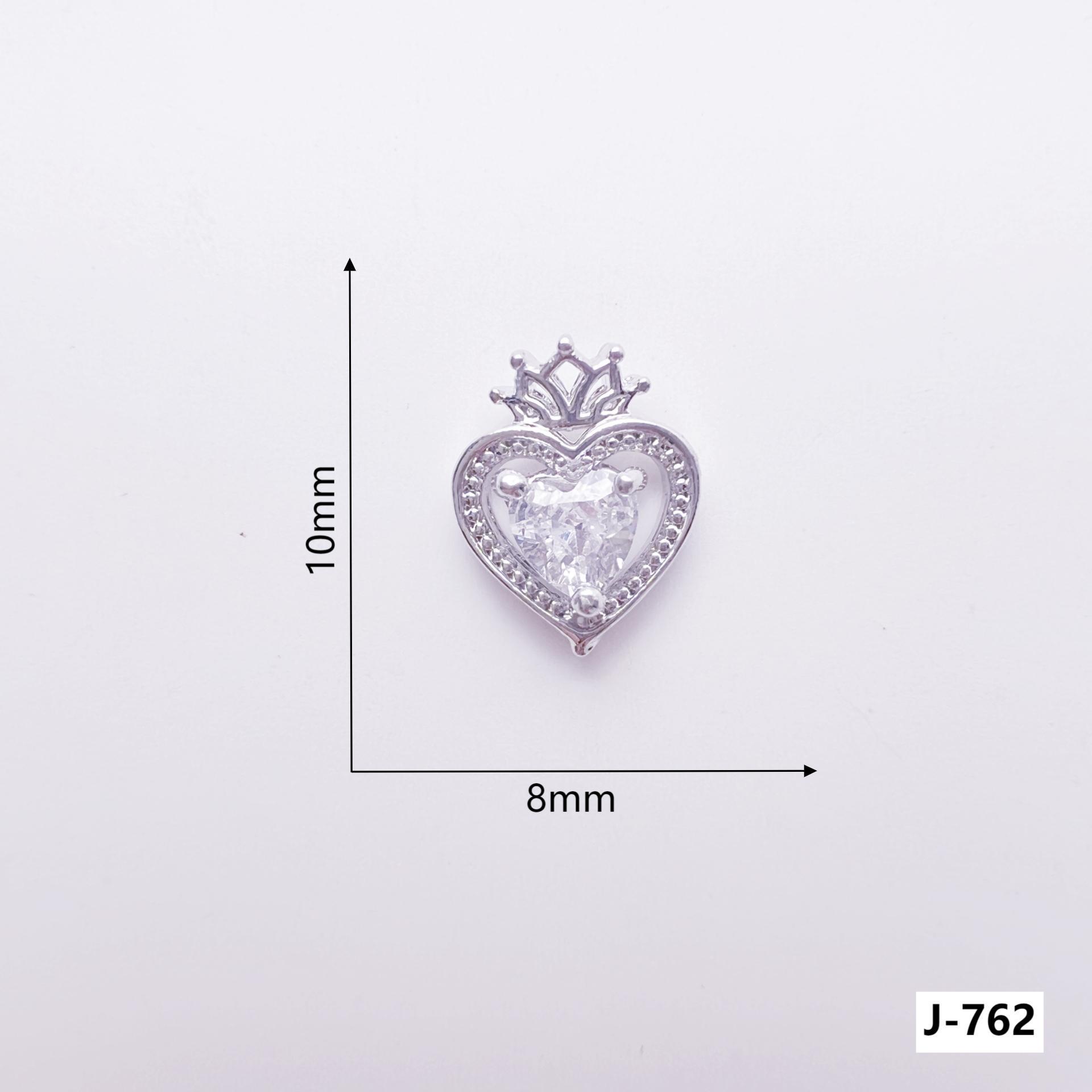 Sailor Moon Zirconia Heart & Moon Nail Art Rhinestones