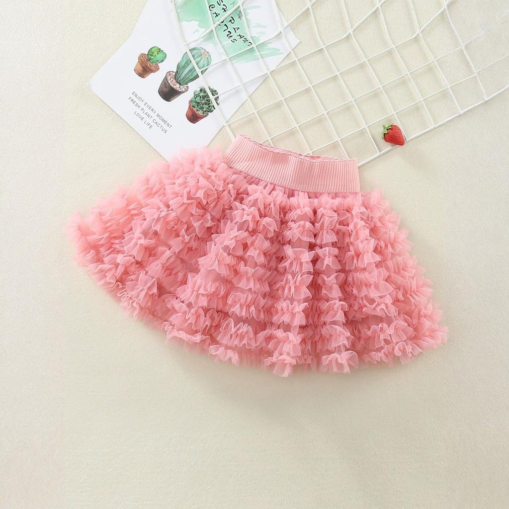 Girls Versatile Princess  Skirt - Puffy Short Skirt For Kids