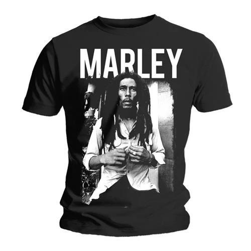 Bob Marley TShirt Black White OFFICIAL NEW