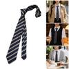 Cravatta a Righe JK alla Moda Cravatta Regolabile Accessorio per Collo per Donne Uomini Adolescenti Accessori per Uniformi Aziendali e Scolastiche