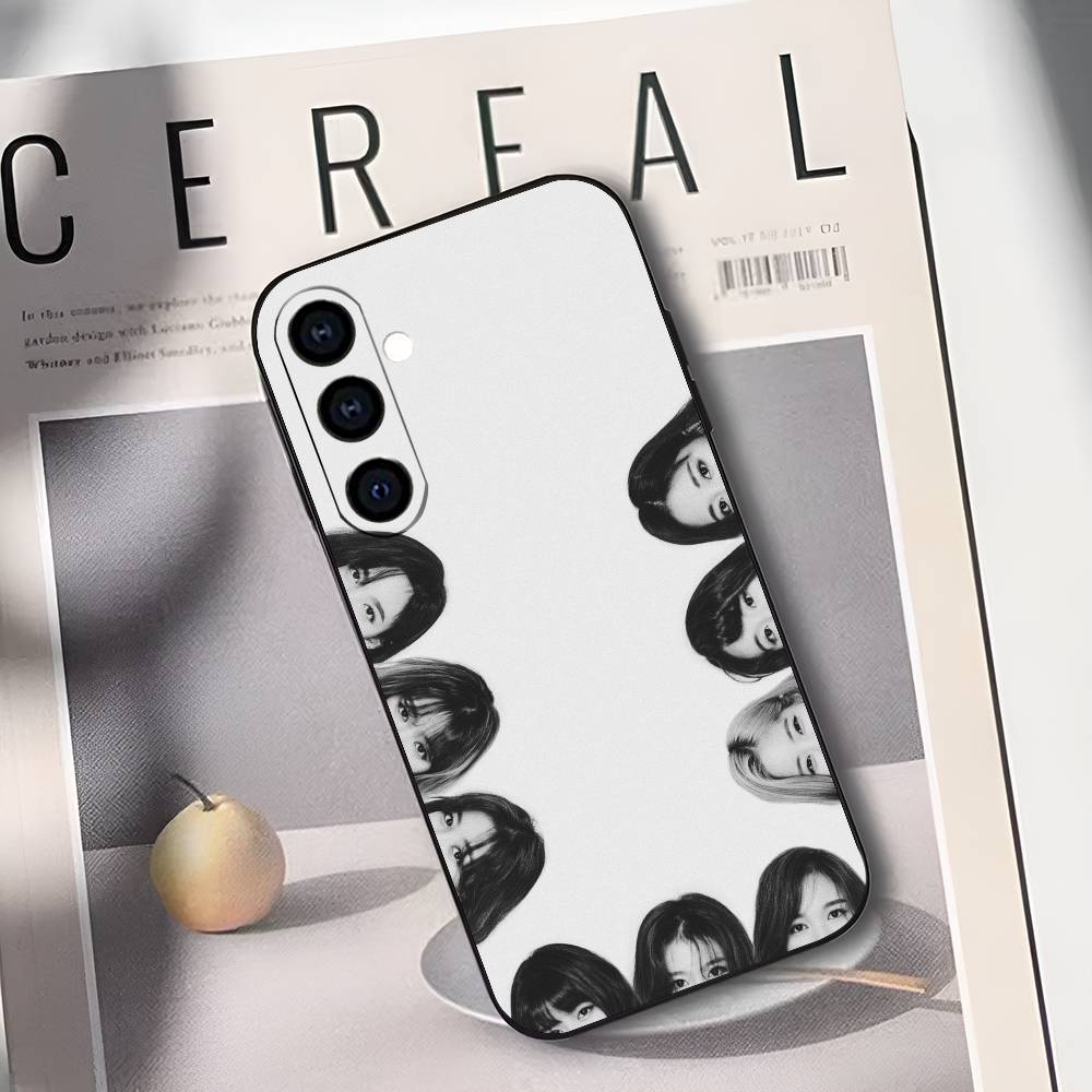 K-POP TWICES Phone Case For Samsung Galaxy A73,A72,A71,A70,A53,A52,A51,Others Soft Black Cover