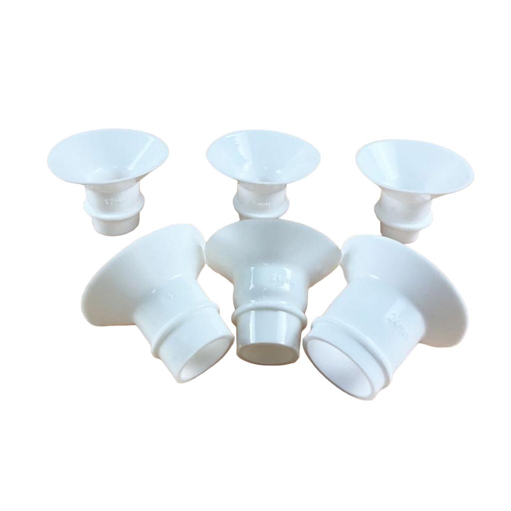 Stillzubehör Brustwarzenschild-Konverter in mehreren Größen Vielseitiger Brustpumpenschild-Adapter Pumpenflansch-Reduzierstück