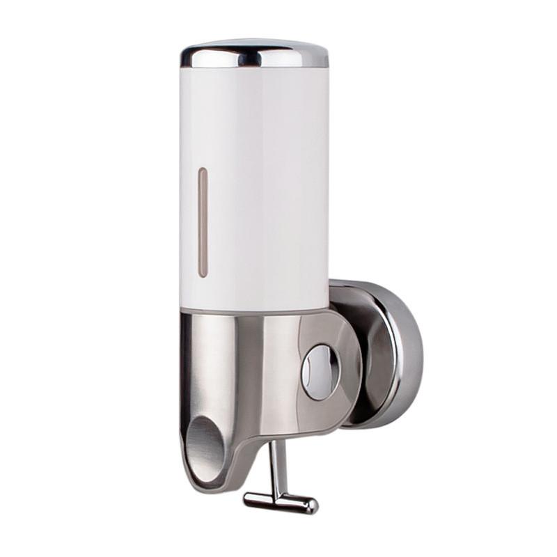 Hanging Foam Wall Soap Dispenser Chrome Coating Hotel Home Bathrooms Supplies