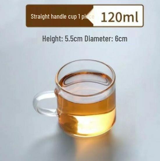High-Temperature Resistant Glass Teapot with One-Key Filter, Tea Leaf Set for Home, Separate Water and Tea Brewing