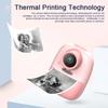 Instant Print Camera for Kids 1080P Resolution Portable Inkless Thermal Printing 26MP Digital Video