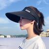 Outdoor Breathable Wide Brim Ladies Sports Hat Empty Top Suncap Summer Sun Cap Beach Cap Visor