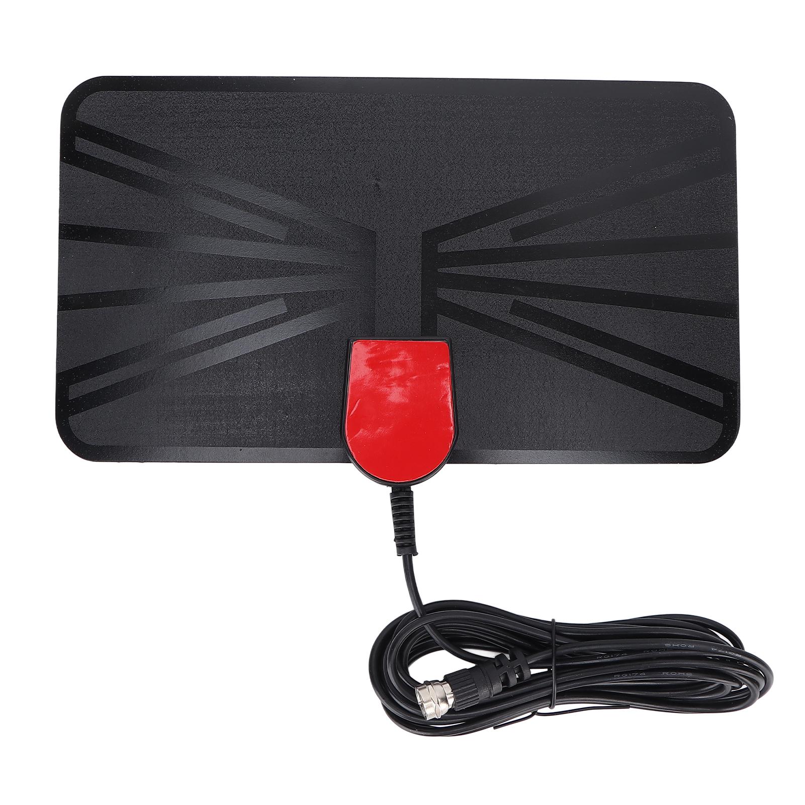 

Антенна для цифрового телевидения 1080P 4K 75 Ом UHF 470–862 МГц Бесплатные ТВ-каналы Дальность 100 миль Антенна HDTV с