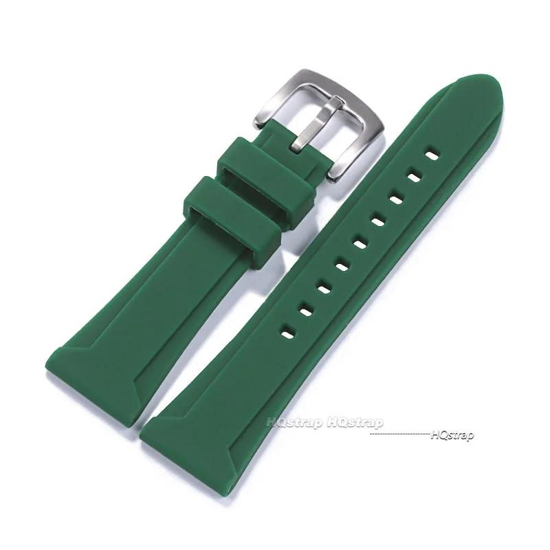 Soft Silicone Watchband for Panerai Strap 22mm 24mm 26mm Rubber Watch Band for Seiko Men Women Sport Replacement Bracelet