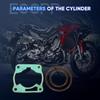 ECCPP New Cylinder Piston Ring Gasket for 2002-2018 for Yamaha YZ85 with O-Ring 93210-84724-00