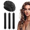 Heatless Curling Iron Headband, Soft Curling Iron, Heatless Curling Iron, Flexible Sleeping Curler with Cap Styling Tool