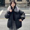 New Down Cotton-padded Jacket Female Short Little Korean Version of Loose Padded Cotton-padded Coat Bread Coat.