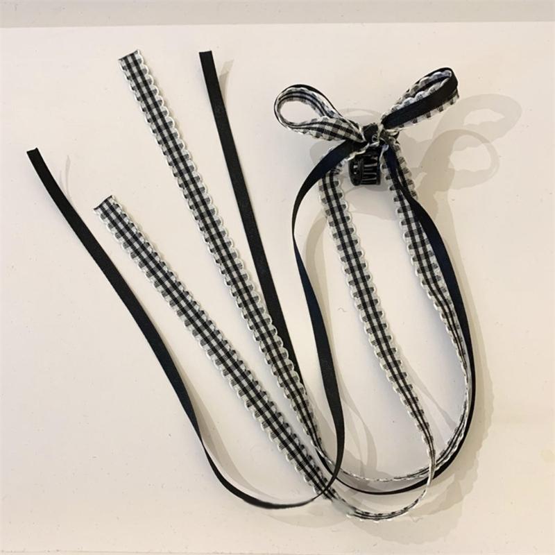 French Style Ribbon Hairpin Hair Ribbon Bow Clip Elegant Barrettes for Women Suitable for Everyday Use