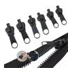 6/12/24pcs Instant Zipper Repair Kit, Universal Design, Multiple Sizes, Easy Clothing Fix, Portable For Quick Fixes
