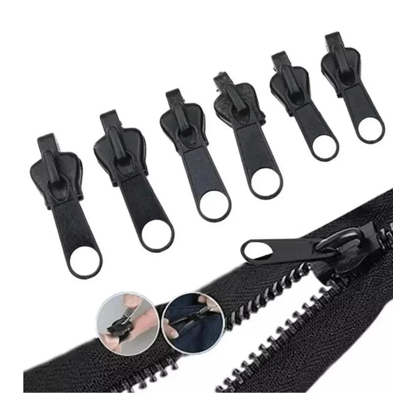 6/12/24pcs Instant Zipper Repair Kit, Universal Design, Multiple Sizes, Easy Clothing Fix, Portable For Quick Fixes