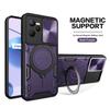 For OPPO Realme C33 C35 C55 Case Slide Camera Armor Phone Case For Realme C11 C20 C21Y C25Y C31 Magnetic Ring Stand Back Cover