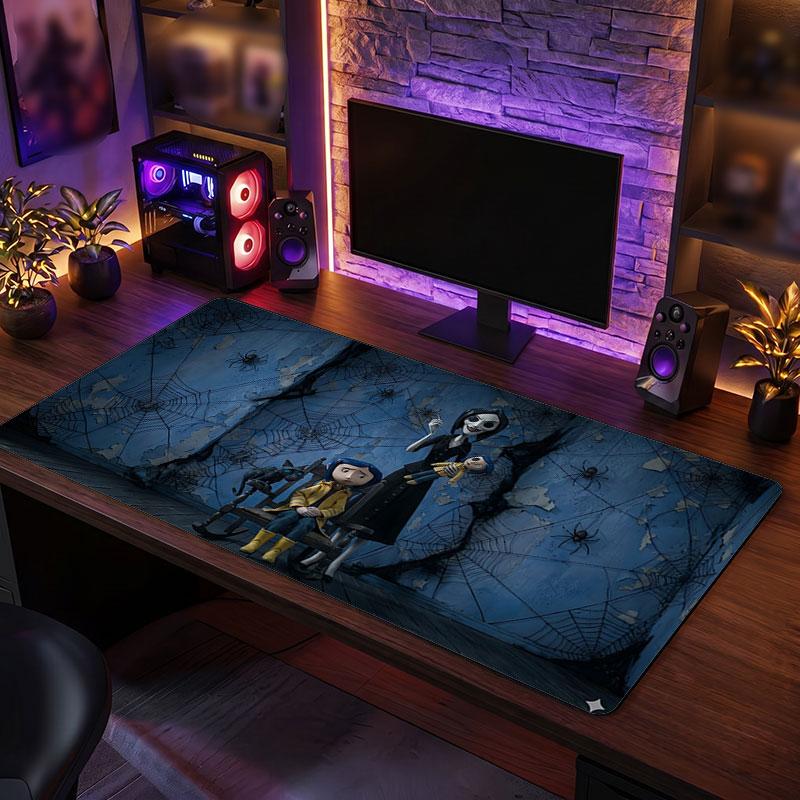 Big Mouse PadCoraline Other Mother Extended Soft Desk Mat Gaming Office Computer Table Decor Mat
