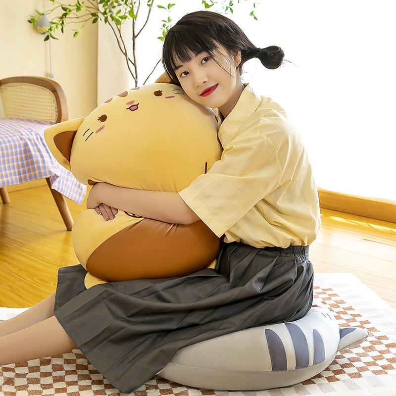 Cute Cat Cake Cushion Plush Toys Student Sleeping with Pillows Sofa Cushions At Home Decoration Gifts