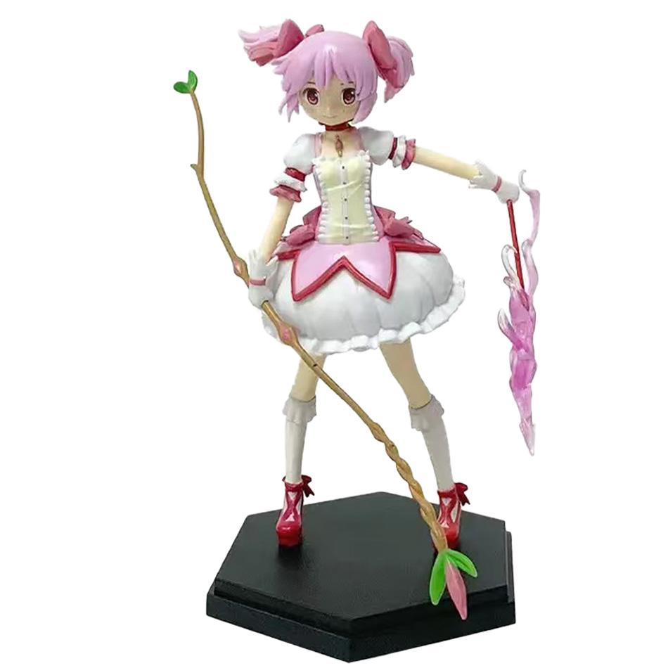 Neue Puella Magi Madoka Magica Aniem Figur Kaname Madoka Magic Girl PVC Anime Actionfiguren Cartoon Modell Weihnachtsspielzeug Geschenk
