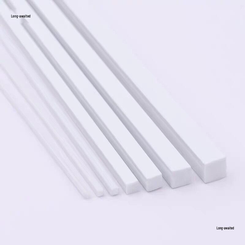 MokuShaPan ABS Solid Plastic Square Rod for DIY Model Building (50cm)