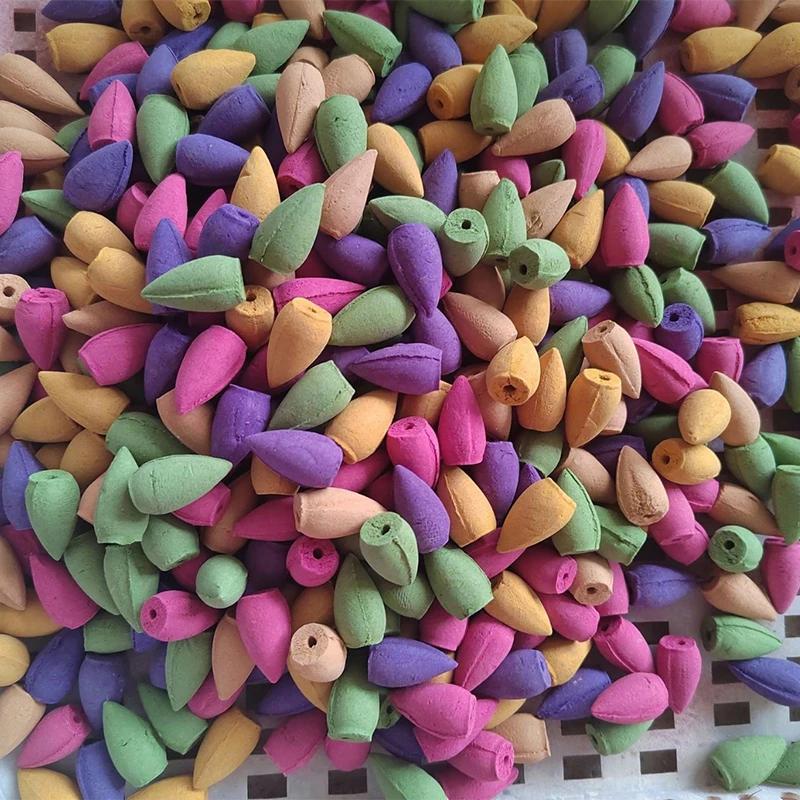 

Смешанный Водопад Дым Обратный Поток Натуральный Конус Благовоний Конус Благовоний Лаванда Многоароматный Подходит для Мест Чайная Комната Комната для Йоги mix