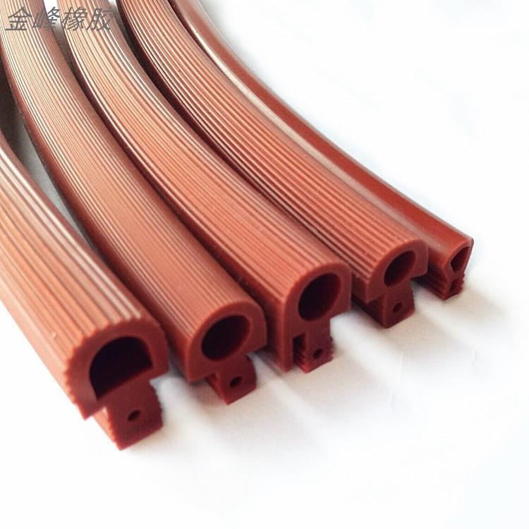 5M Silicone Strip Red Shaped Mushroom Head Sealing Strip High Temperature T-Shaped Silicone Strip for Oven Door Sealing Strip