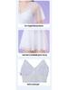 Sexy Lace V-Neck One-Piece Swimsuit with Built-in Bra Pads and Skirt Style