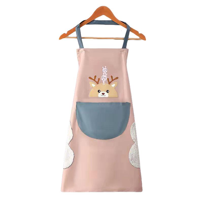 1 st Hushålls Torka Hand Förkläde PVC Overaller Förkläde Förkläde Matlagning Oljesäkert Unisex Kök