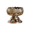 Lotus Metal Candle Holder for Buddha Altar or Home Offering