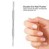 Double Ended Stainless Steel Nail Scraper Nail Polish Peeler  Foot and toenail maintenance