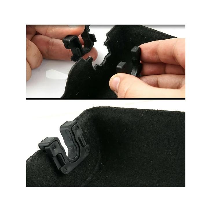 Suitable for Ford Focus 3 Mondeo MK4 Fiesta MK7 MK8 B-Max C-Max rear trunk lid wrapping rotating hinge clip bracket installation