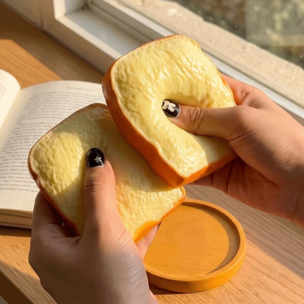 Crunchy Toast Bread Squishy Toy Soft Sensory Fidget Toy Children's Gifts