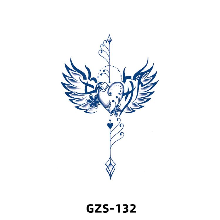 

2/1 листов полуперманентные реалистичные временные татуировки женские татуировки на руках прочные 120*70