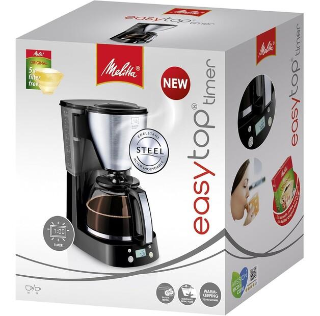 Кофеварка Melitta Easy Top Timer schwarz (1010-15)