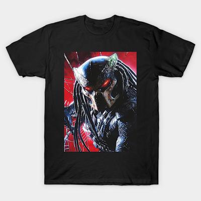 T-shirt Homme Impression Noire Apex Predator Impression sur Papier de Transfert Sans Découpe T-shirt en Coton