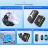 Mini Magnetic Semiconductor Cooler, Detachable Magnetic Cooling Fan for Tablet & Phone, Advanced Overclocking Cooling Case